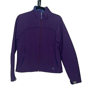 Isis Purple Nylon & Fleece Lined Jacket Sz 8